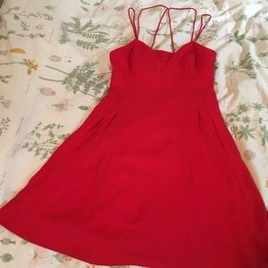 Express - strappy open back dress